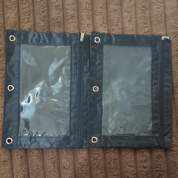 Other - Black Zippered Binder Pouch